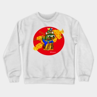 Lucky Apu & Honkler (Neko Con Neko; Maneki Neko) Crewneck Sweatshirt